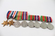 Mounted WW2 Medal Group Inc France & Germany Star, War, Defence, Etc 