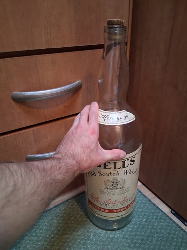 Vintage large bells whisky - bells,