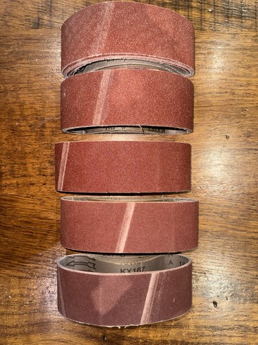 25x sanding belts 75mm - 25x,