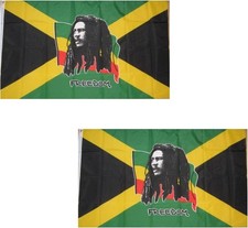 2Pcs Bob Marley Jamaica