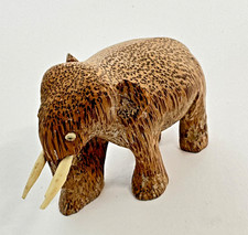 Vintage wooden elephant - elephant, carved