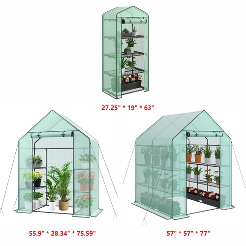 Walk greenhouse portable - walk-in,