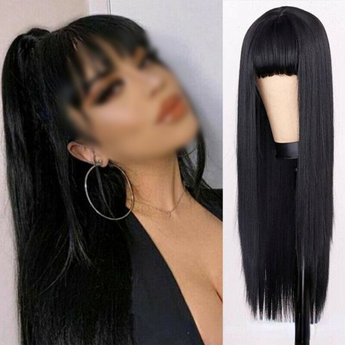 Women black 70cm long - black,