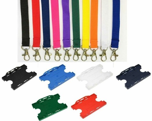 Plain lanyard neck strap 15mm - neck,