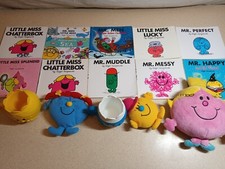 Mr Men Books Soft Toys Plastic Cup Job Lot Collection (D)