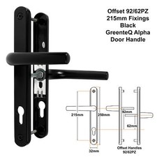 Alpha UPVC Door Handle Set