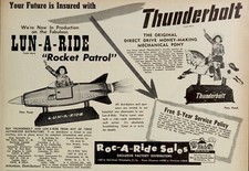 Kiddie Ride On Coin-Op Rocket