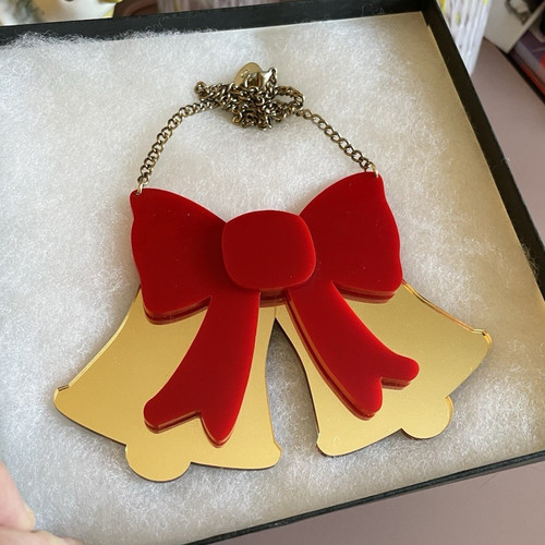 Tatty devine red bow - devine, charm