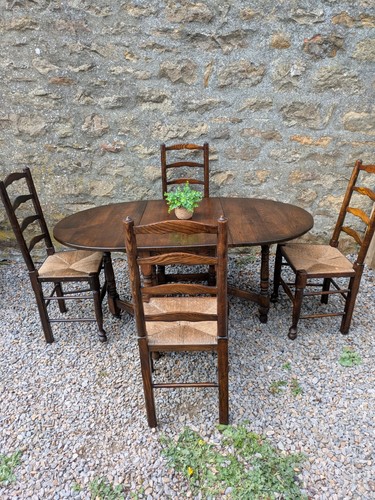 Vintage oak gateleg dining - vintage,