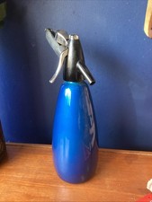 Vintage 1970s BOC Soda Syphon Light Blue Colour Used Untested