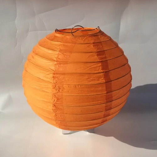 30cm white paper lampshade - white,