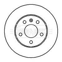 Borg beck rear - borg, disc
