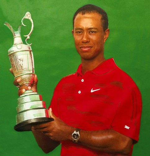 Steve kaufman tiger woods - "tiger,