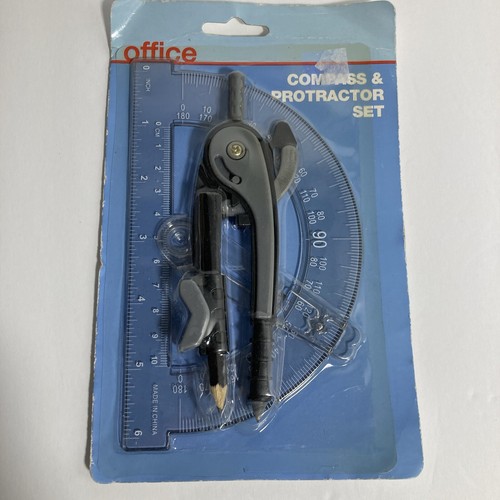 Compass and protractor set 2 - compass,