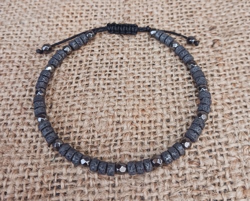 Lava rock heishi - heishi, &
