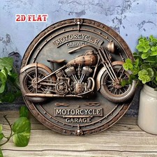 Motorcycle Garage metal wall