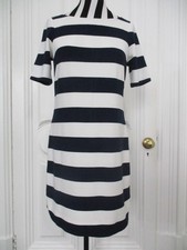 Navy & White Dress