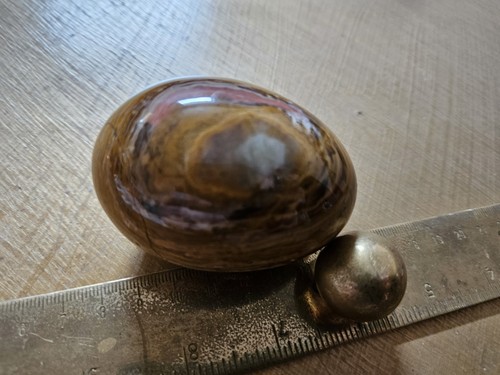 Vintage polished stone egg - vintage,