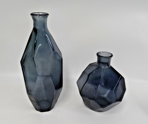 Pair smoke coloured - smoke, glass