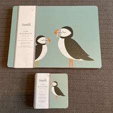 Set of Cork Backed Puffin