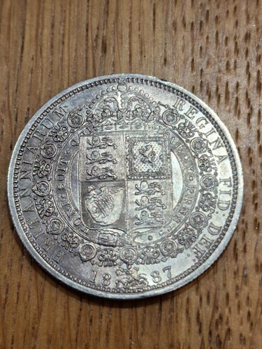 1887 half crown high grade - crown,