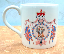 Cath Kidston Platinum Jubilee Queen Elizabeth Corgi Cup Mug Made in England