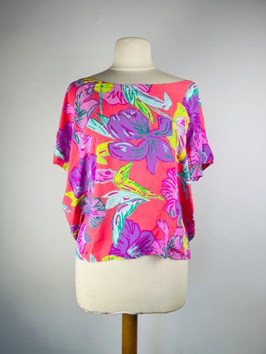 Benetton vintage floral top - benetton, uk