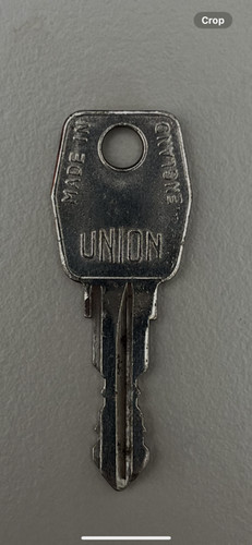 Rv8 fuel cap key - (union, ft