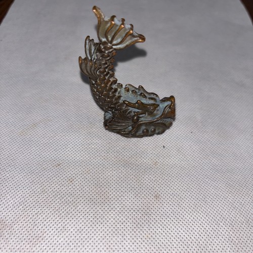 Chinese bronze dragon fish - bronze, dragon-fish
