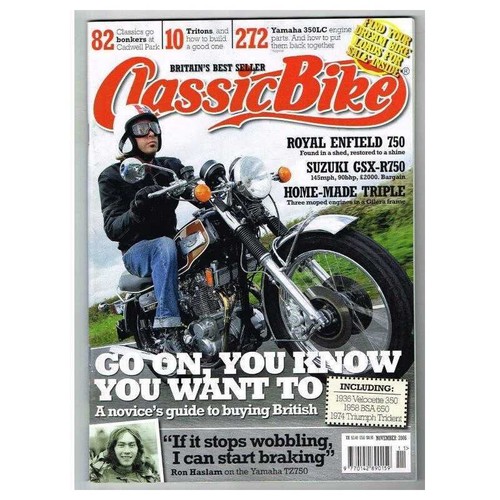 Classic bike magazine november - bike,
