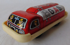 Vintage Japanese Kashiwai (Lucky Toy) Tin Plastic Gasoline Tanker Friction Toy