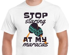 Men's Unisex Funny Stop Staring Maracas Music 90's Happy Mondays Bez Dance P985