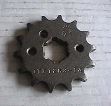 SUZUKI RM 80 85 TS100 YAMAHA DT RD SR XT YBR 125 JTF1263 14 FRONT SPROCKET KH100