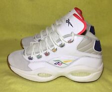 Reebok Question Mid Allen Iverson Vector Navy Men’s Mid Trainers GY2641 Size 9uk