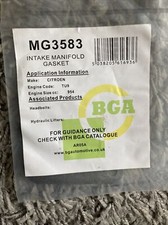BGA MG3583 Manifold Gasket For Citroen Saxo 1.0/1.1/1.4 VTS, Berlingo I 1.1/1.4