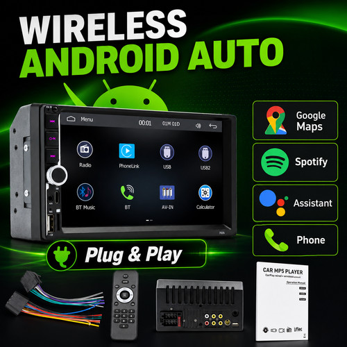 Double din car - din, wireless