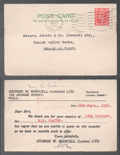 1950 kgvi george mancell - 1950,