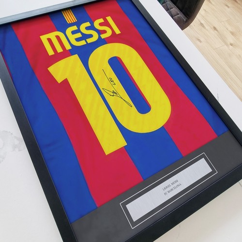 Lionel messi signed print - messi,