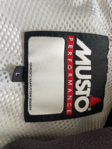 Men large white blue musto - large,