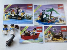 Vintage Lego Pirates Instructions 6260 / 6257 / 6245 / 6235 Cannon 2x Figures