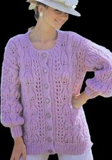 1980s Leaf Candle Lace Chunky