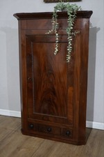 Beautiful Mahogany Corner Cabinet With Small Drawer