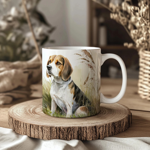 Beagle field 11oz ceramic - field,
