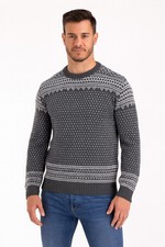 Mens Nordic Fair Isle Jumper