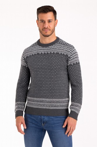Mens fair isle - isle, knitted