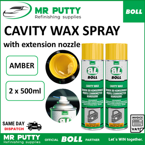 Cavity wax amber spray - amber,