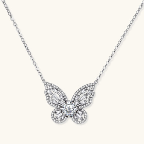 Radiant butterfly moissanite - radiant,