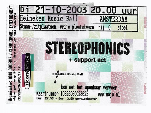 Stereophonics 03 - stereophonics, 10/21/03