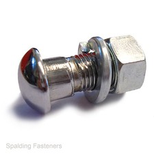 UNF 3/8" x 1" Chrome Bumper