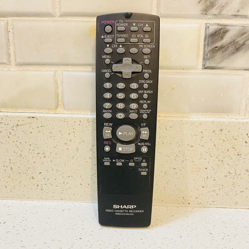 Sharp rrmcg1236ajsa vcr video - sharp,